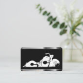 Motorrad-Karte für Schwarze Vorlage Visitenkarte (Stehend Vorderseite)