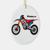 Motorrad Keramik Ornament (Rechts)