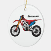 Motorrad Keramik Ornament (Links)