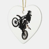 Motorrad Keramik Ornament (Links)