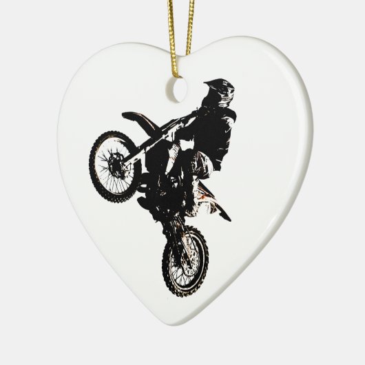 Motorrad Keramik Ornament (Links)