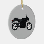 Motorrad Keramik Ornament (Rechts)
