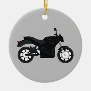 Motorrad Keramik Ornament