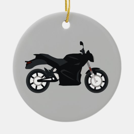 Motorrad Keramik Ornament (Vorne)