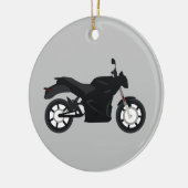 Motorrad Keramik Ornament (Links)
