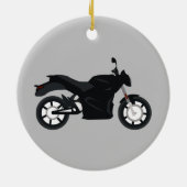Motorrad Keramik Ornament (Hinten)
