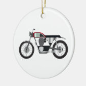 Motorrad Keramik Ornament (Links)