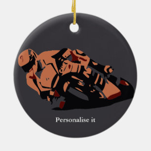 Motorrad Keramikornament