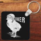 Motorrad Kick Biker The Chicks Reiten Schlüsselanhänger (Rückseite)