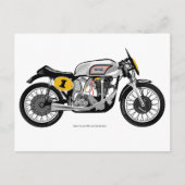 Motorrad-Klassik Postkarte (Vorderseite)