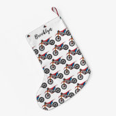 Motorrad Kleiner Weihnachtsstrumpf (Rückseite (Hängend))