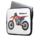 Motorrad Laptopschutzhülle (Vorderseite Links)