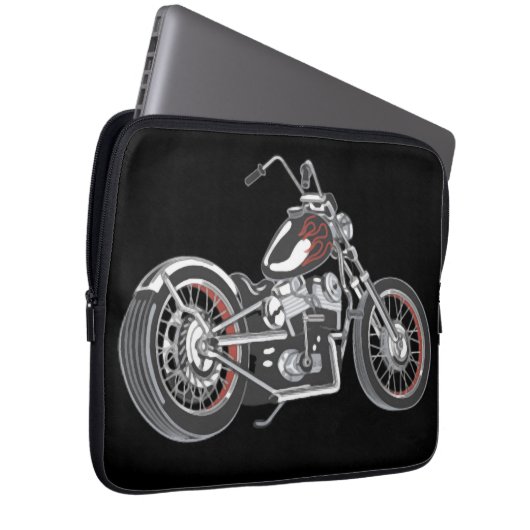 Motorrad. Laptopschutzhülle (Vorne Rechts)