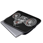 Motorrad. Laptopschutzhülle (Vorne Knopf)