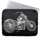 Motorrad. Laptopschutzhülle (Vorderseite)