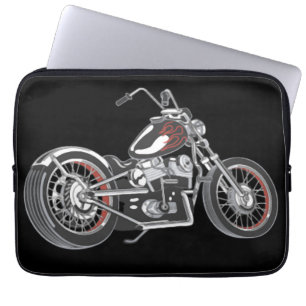 Motorrad. Laptopschutzhülle
