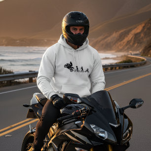 Motorrad-Leben Evolution Hoodie