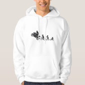 Motorrad-Leben Evolution Hoodie (Vorderseite)