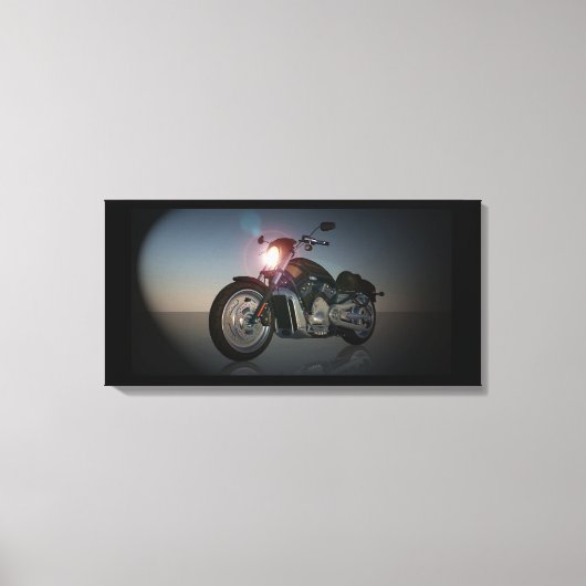 Motorrad Leinwanddruck (Vorderseite)