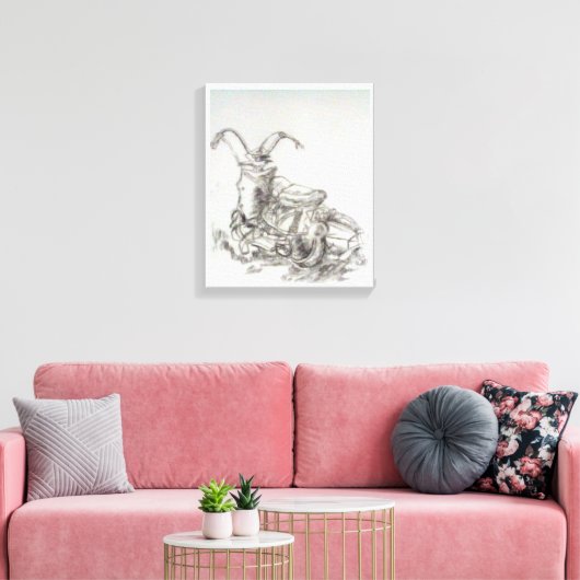 Motorrad Leinwanddruck (Insitu (Wohnzimmer))