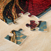 Motorrad Mädchen  Puzzle (Seite)