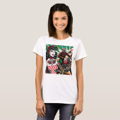Motorrad Mädchen T-Shirt (Vorne ganz)