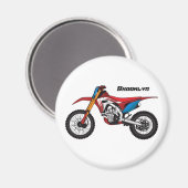 Motorrad Magnet (Vorderseite/Rückseite)