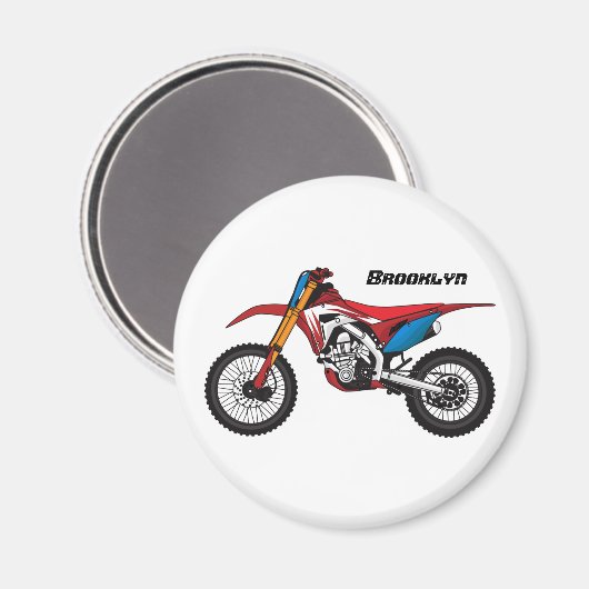 Motorrad Magnet (Vorderseite/Rückseite)