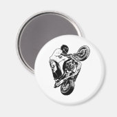 Motorrad Magnet (Vorderseite/Rückseite)
