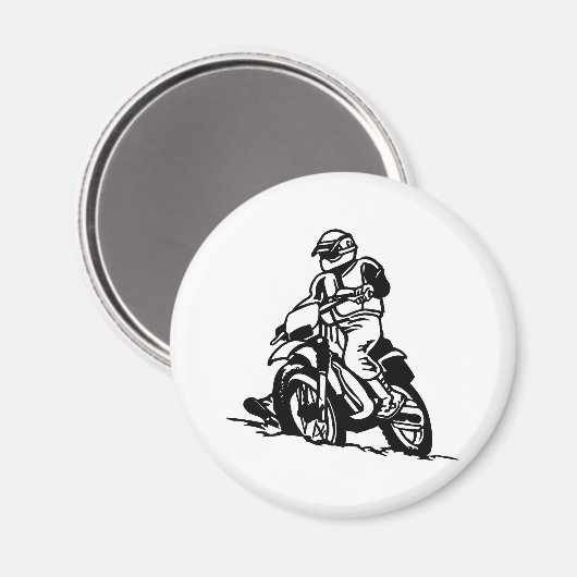 Motorrad Magnet (Vorderseite/Rückseite)