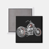 Motorrad. Magnet (Vorderseite/Rückseite)