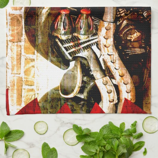 Motorrad-Manie Handtuch (Gefaltet)