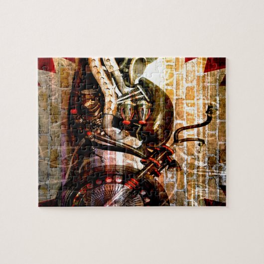 Motorrad-Manie Puzzle (Horizontal)