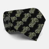 Motorrad-Mann Krawatte (Gerollt)