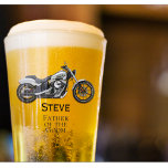 Motorrad Männer Trauzeuge Vater von Groom Geschenk Glas<br><div class="desc">Personalisieren Sie diese Motorrad-Thema Trinkglas für jedes Mitglied der Hochzeit. Vater des Bräutigams,  Braut,  Trauzeuge.</div>