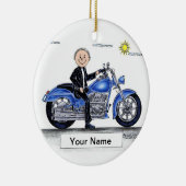 Motorrad - Männlich Keramikornament (Rechts)