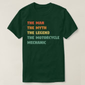Motorrad Mechanisches Funny Geschenk für ihn Motor T-Shirt (Design vorne)