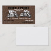 Motorrad-MietVisitenkarte Visitenkarte (Vorne/Hinten)