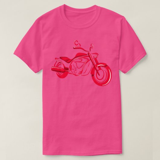 Motorrad Minimalistisch T-Shirt (Design vorne)