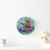 Motorrad-Monster Runde Wanduhr (Zuhause)