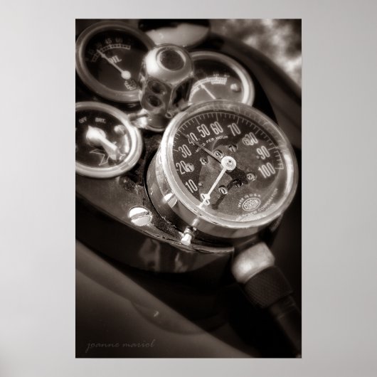 Motorrad Montag Poster (Vorne)