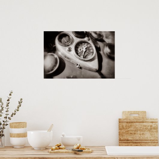 Motorrad Montag Poster (Küche)