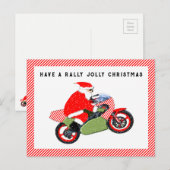 Motorrad Motocross Weihnachten (Vorne/Hinten)