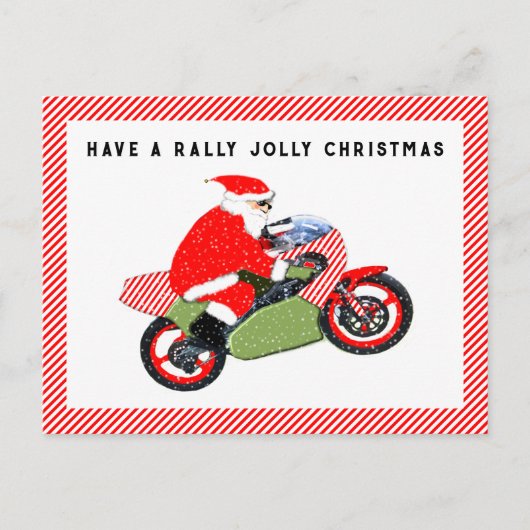 Motorrad Motocross Weihnachten (Vorderseite)