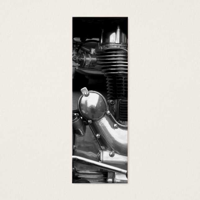 Motorrad-Motor-II-Lesezeichen (Vorderseite)