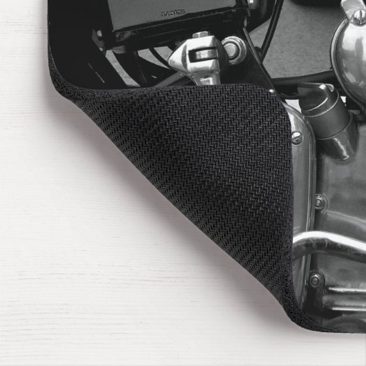 Motorrad-Motor II - Maßgeschneidert Mousepad (Ecke)