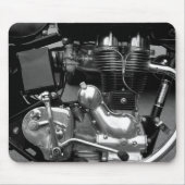 Motorrad-Motor II - Maßgeschneidert Mousepad (Vorne)