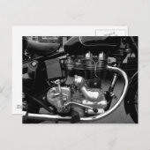 Motorrad-Motor II Postkarte (Vorne/Hinten)