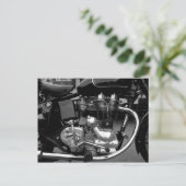 Motorrad-Motor II Postkarte (Stehend Vorderseite)
