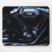 Motorrad-Motor-Mausunterlage Mousepad (Vorne)